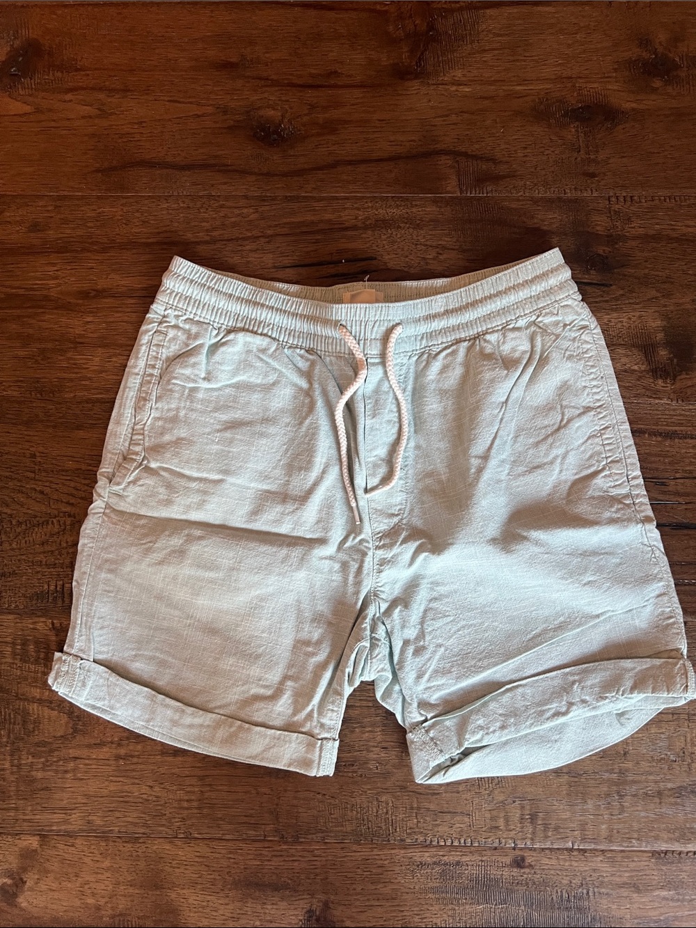 Men's Blue Drawstring Shorts